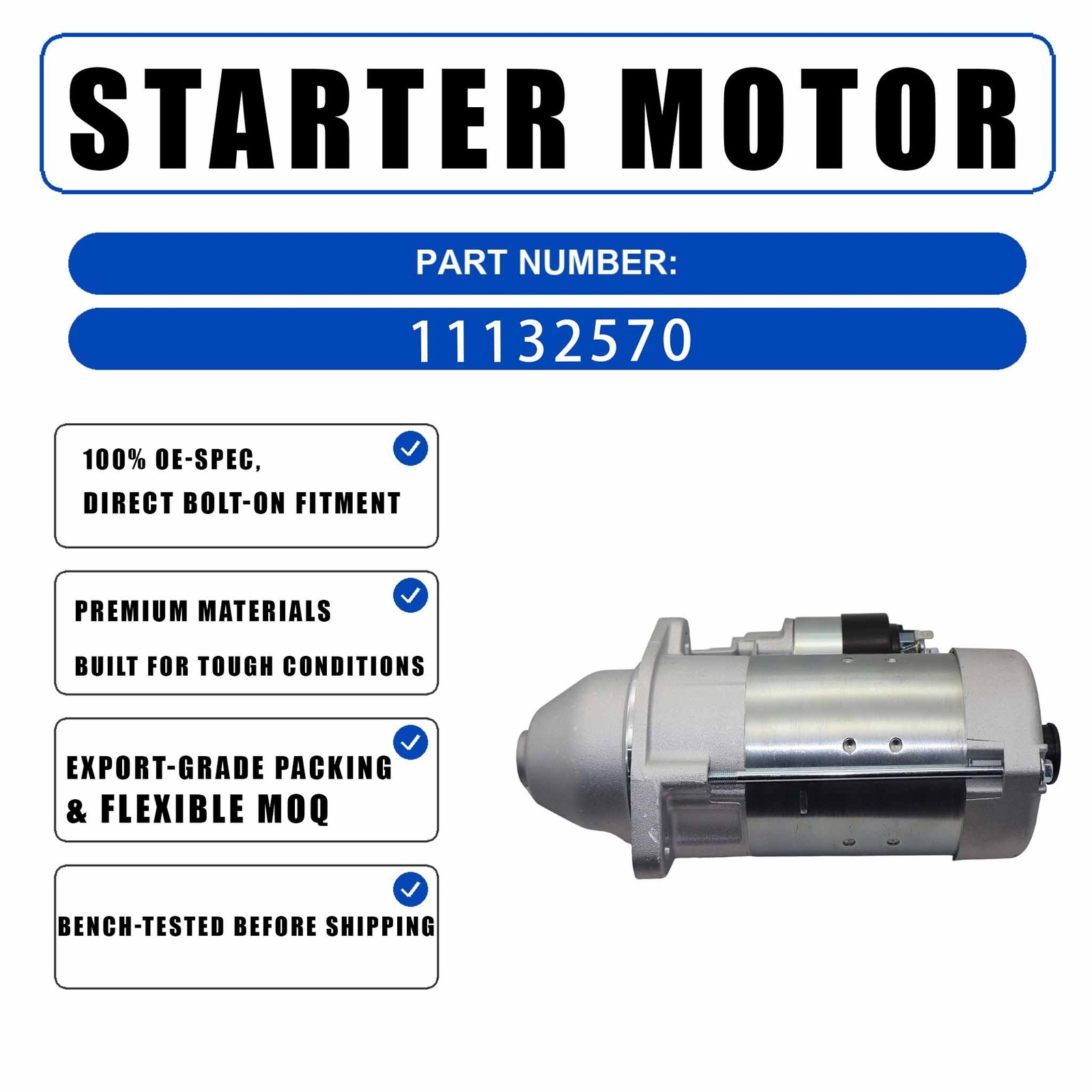 12V Starter 118-2124 For Volvo L30B L35B L20B L25B Engine
