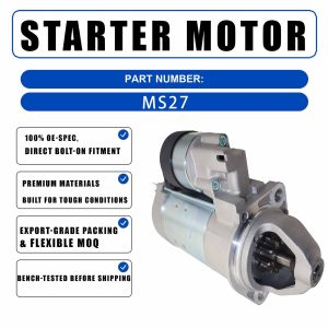 12V 2.3KW 9T Starter Motor IS1073 For Volvo L25B Construction Equipment For