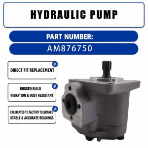 Hydraulic Pump AM876750 For John Deere 2020 2030 Gator Pros 2210 2305 3005 4100