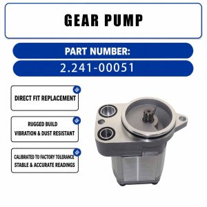 09831611 2.241-00051 Gear Pump For Doosan Crawler Excavator 340LC-V Excavator