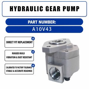 Hydraulic Gear Pump A10V43 For Sumitomo SH60 SH75 Crawler Excavators