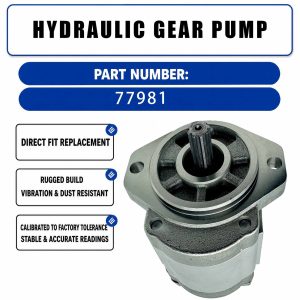 Hydraulic Gear Pump 77981 77981GT For Genie Z-30/20N Z-34/22 DC Z-45/22 DC