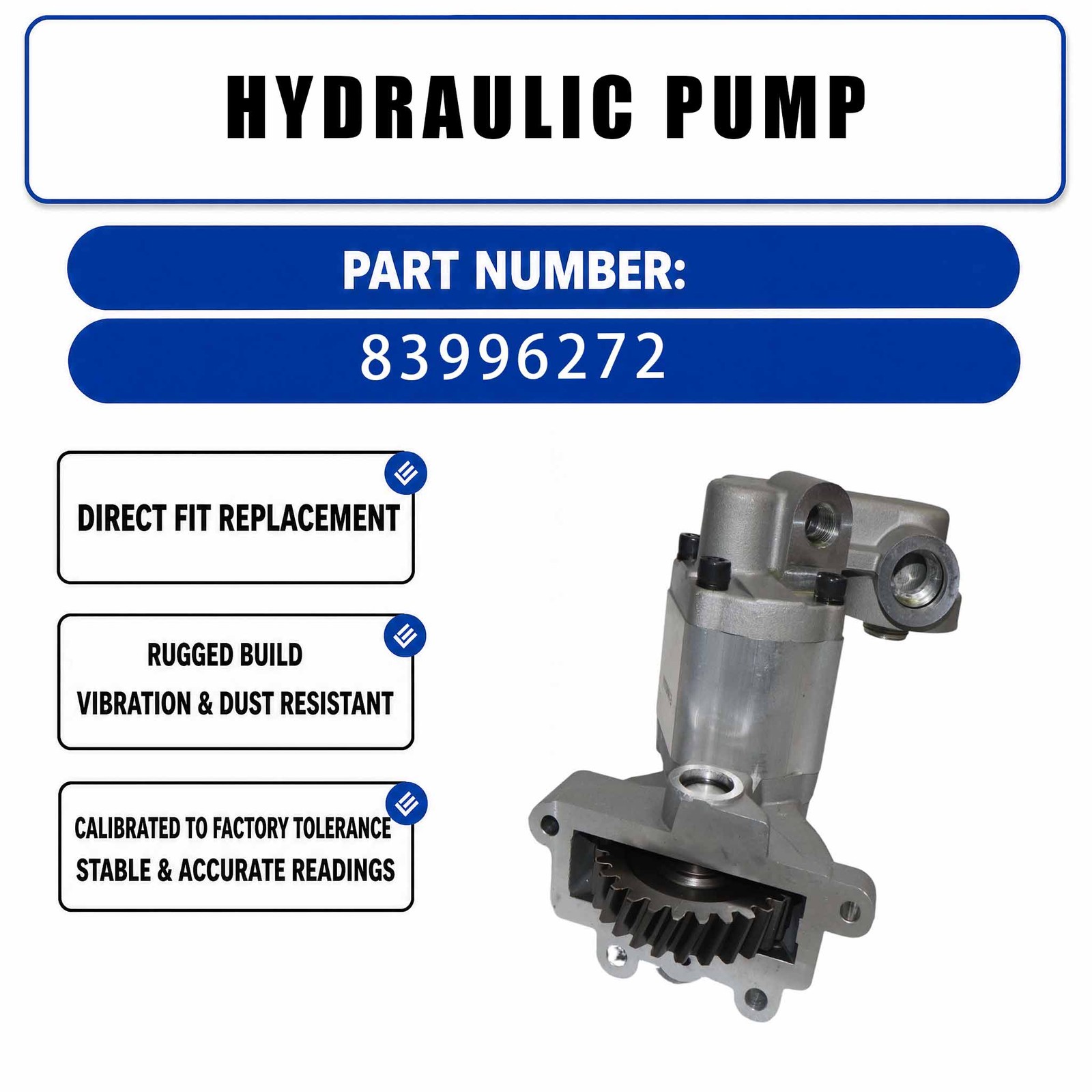 Hydraulic Pump E1NN600AB E1NN600AA 83996272 For New Holland 3500 3550 3600
