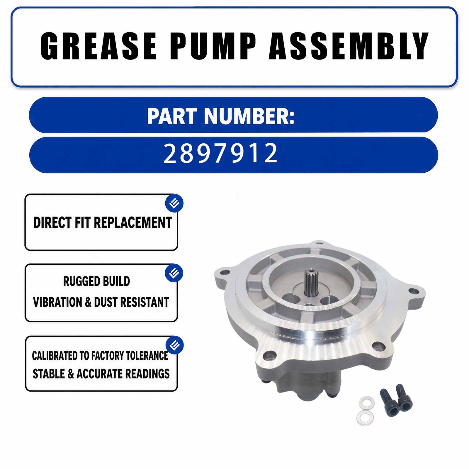 289-7912 2897912 Grease Pump Assembly For Caterpillar CAT 345C Shovel logger