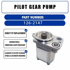 Pilot Gear Pump 126-2147 1262147 For Caterpillar CAT 330B L 330B 345B L 345B