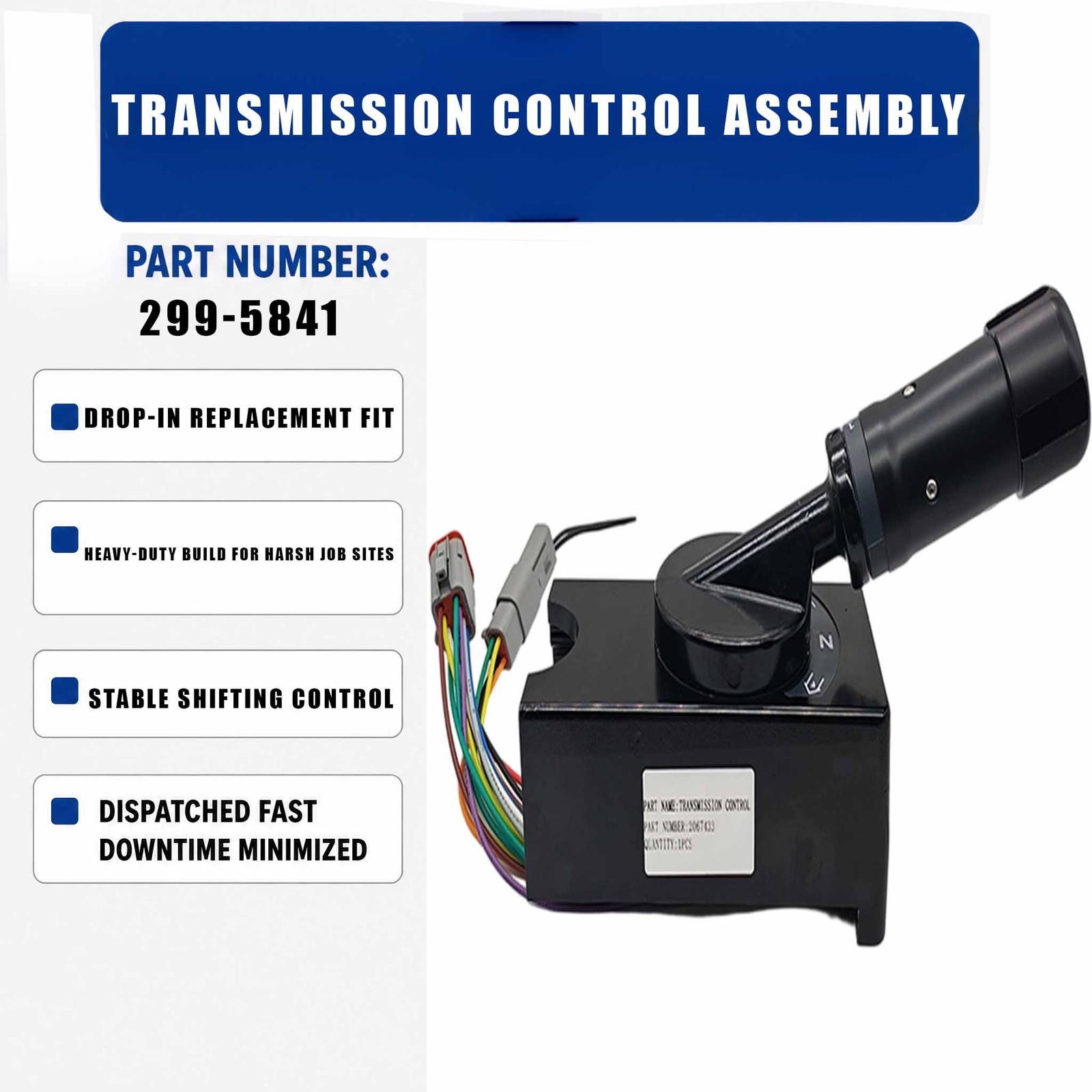 Control Assembly 299-5841 2995841 For Caterpillar CAT IT38G II IT38H IT28G