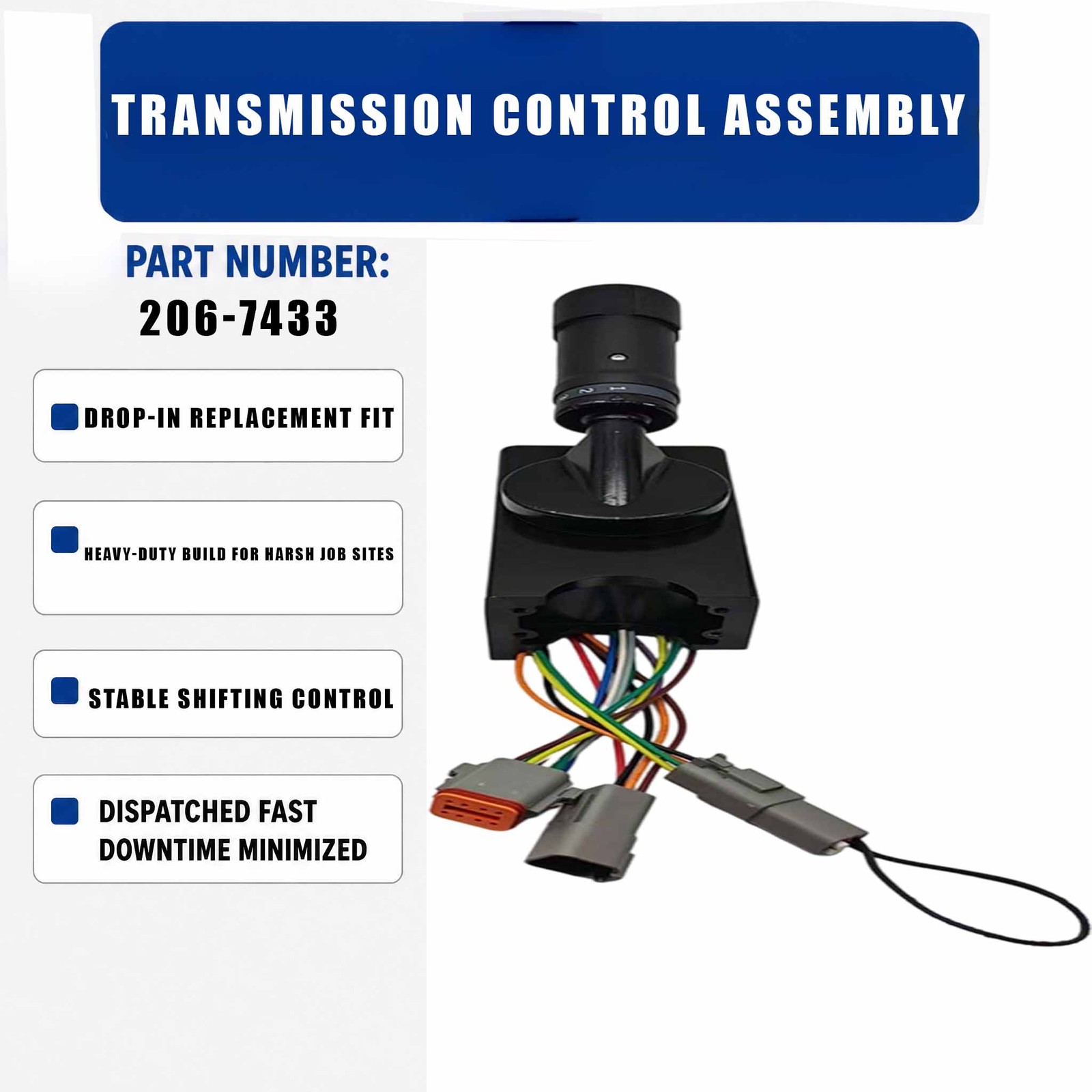 Control Assembly 206-7433 2067433 For Caterpillar CAT 928G 924G 930G 924GZ