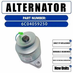 12V 14A Alternator 6652721 6C04059250 For Kubota B1550 B20 B2150 B5200 B7200