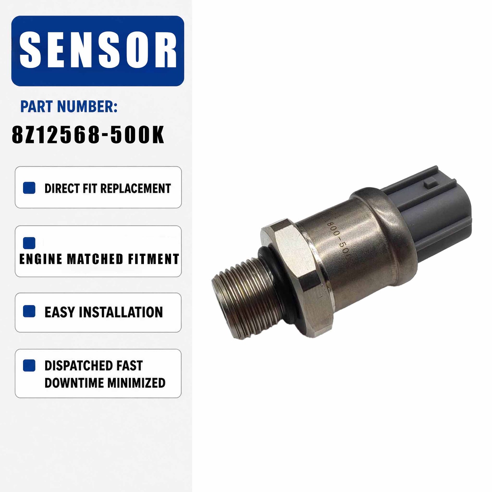 Pressure Sensor 2547-9045 8Z12568500K for Doosan DH225-7 Excavator Parts