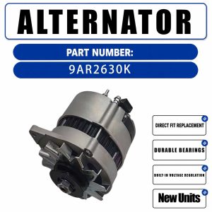 12V 55A Alternator 24249 For JCB 2CX 3CX Backhoe-Loader 2DX 3D 406 410 412 415