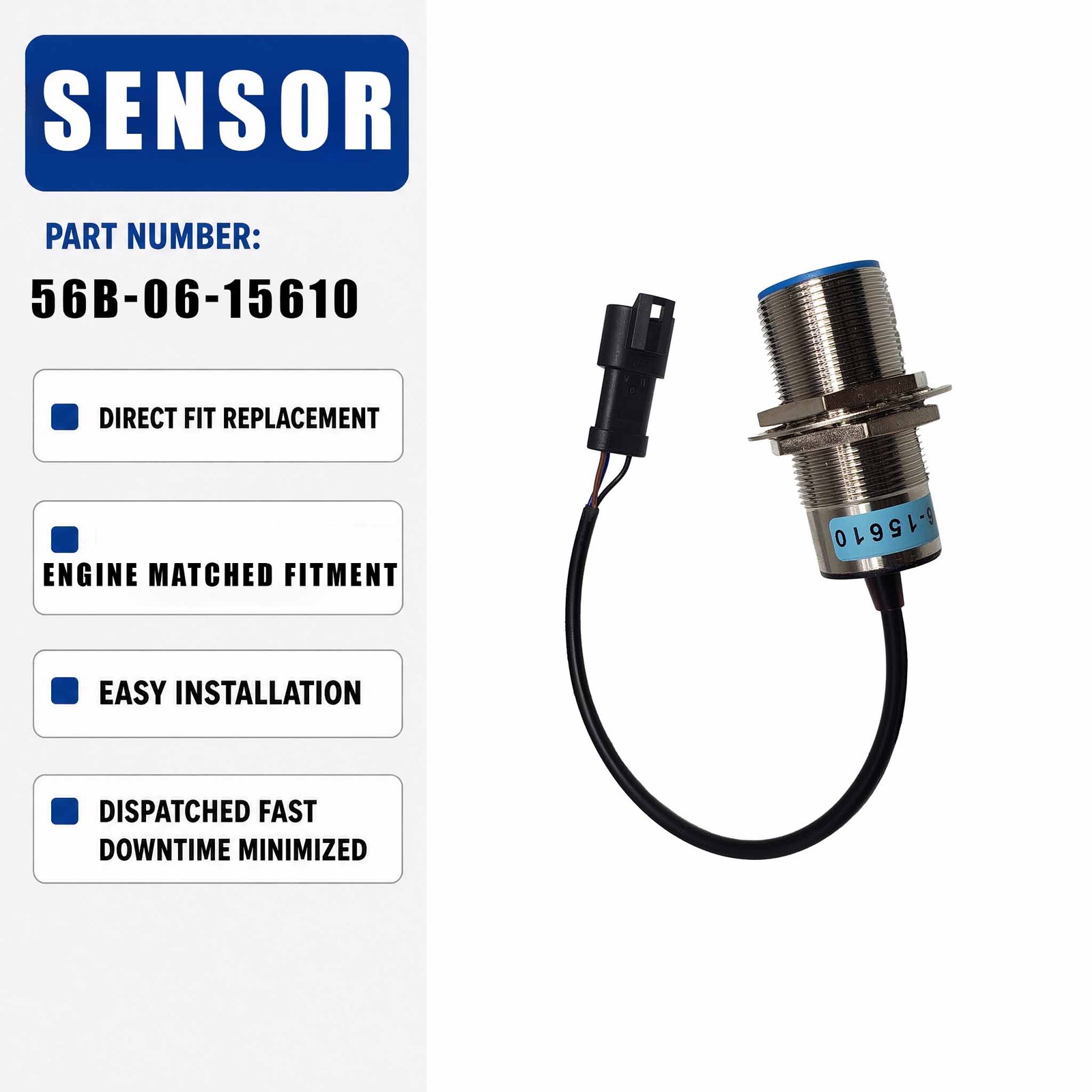Oil Switch Sensor 56B-06-15610 for Komatsu PC2000 PW130 BR380JG HM300 WA320