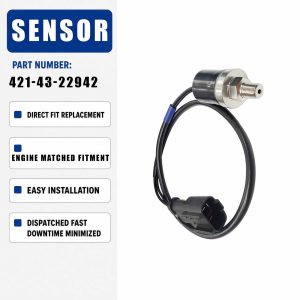 Pressure Sensor 4214322942 for Komatsu Wheel Loader PC300HD-7L WA320 WA320-3