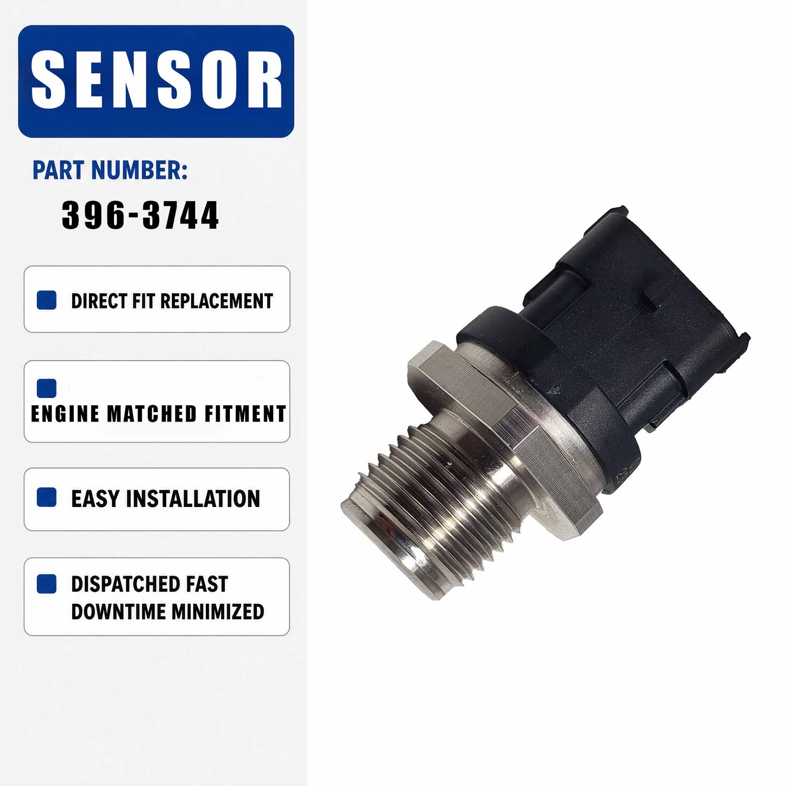 396-3744 Pressure sensor For Caterpillar CAT CP5 CS5 Single Steel Wheel
