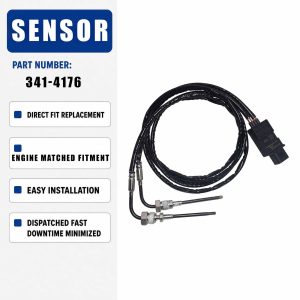 Temperature sensor 341-4176 For Caterpillar CAT C15 C18 Oil Engines