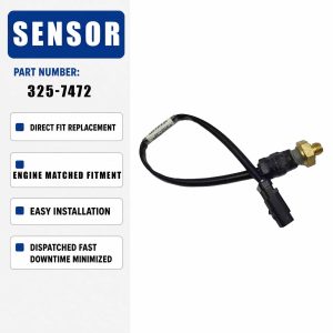 pressure sensor 325-7472 For Caterpillar CAT C18 Locomotive Engines