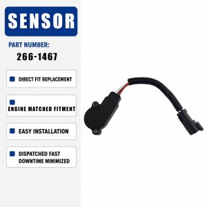 72-degree rotation range position sensor 266-1467 For Caterpillar CAT D6T LGP