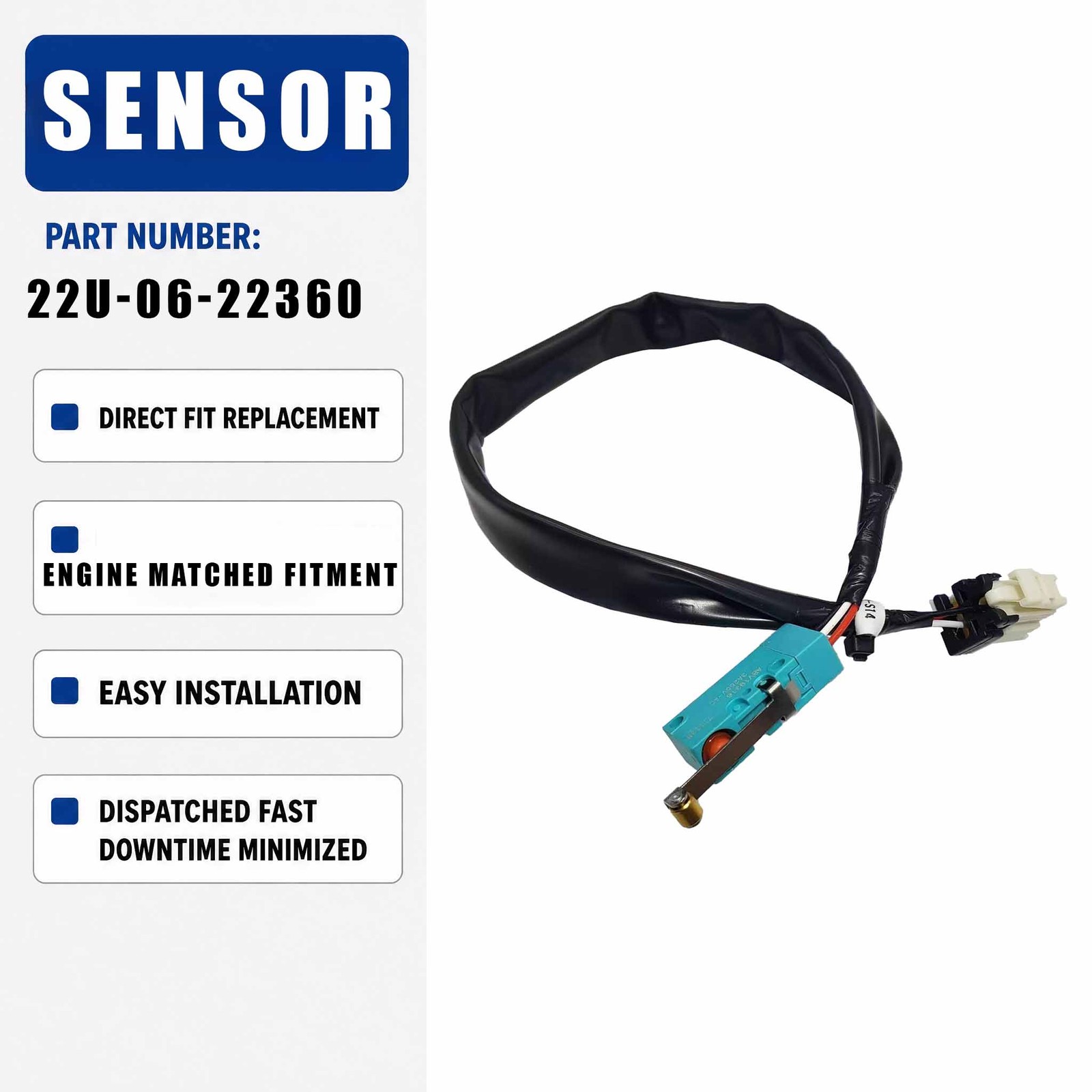 22U-06-22360 Hydraulic Sensor Switch for Komatsu Excavator PC200-7 PC300-7