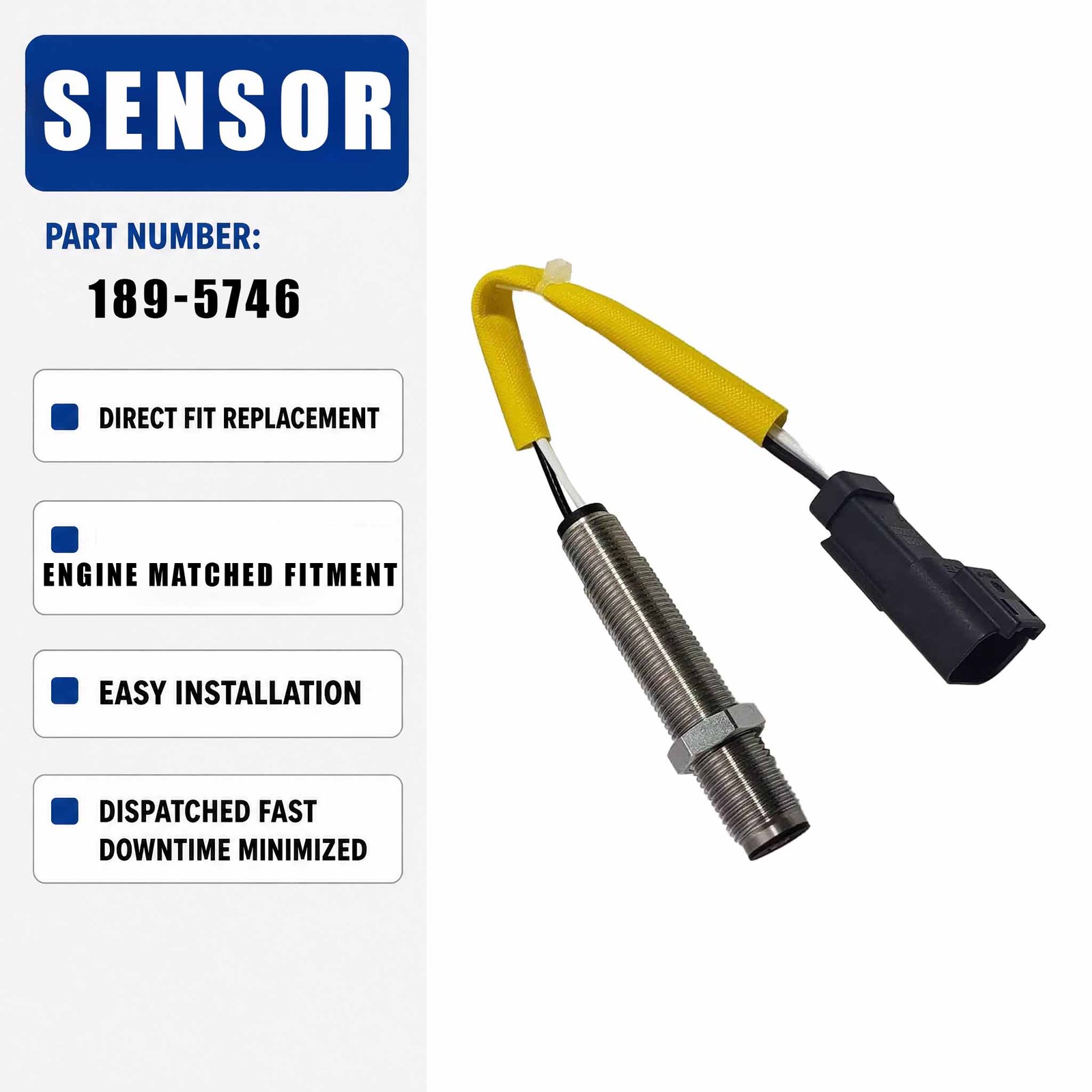 189-5746 318-1181 Speed Sensor for E330B Excavator 826H 815F 815FII 825GII
