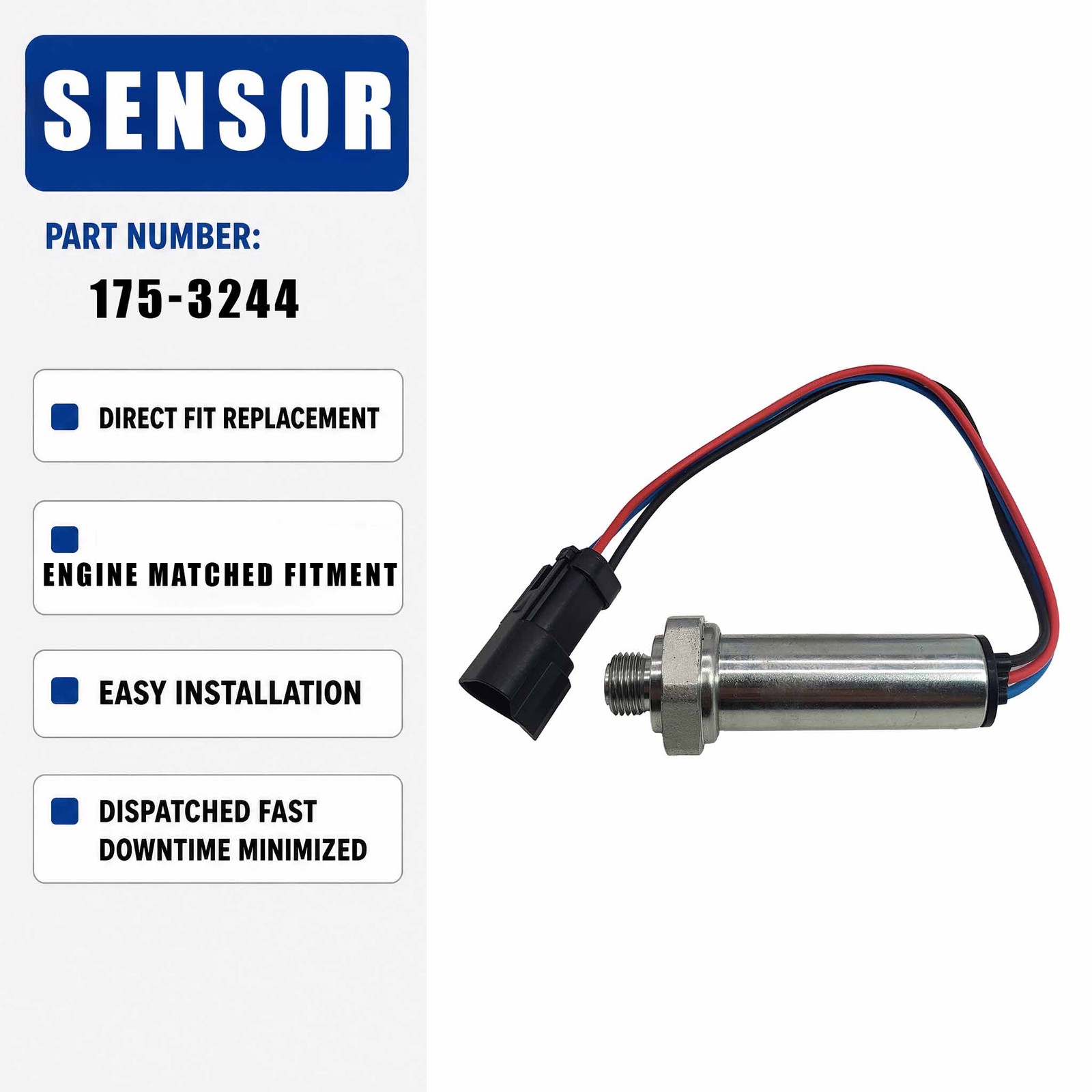 175-3244 Pressure switch assembly For Caterpillar CAT 825H 825G 815F II 815F