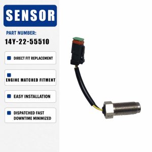Speed Sensor 14Y-22-55510 For Komatsu Bulldozer D65EX D65PX D65WX Loader