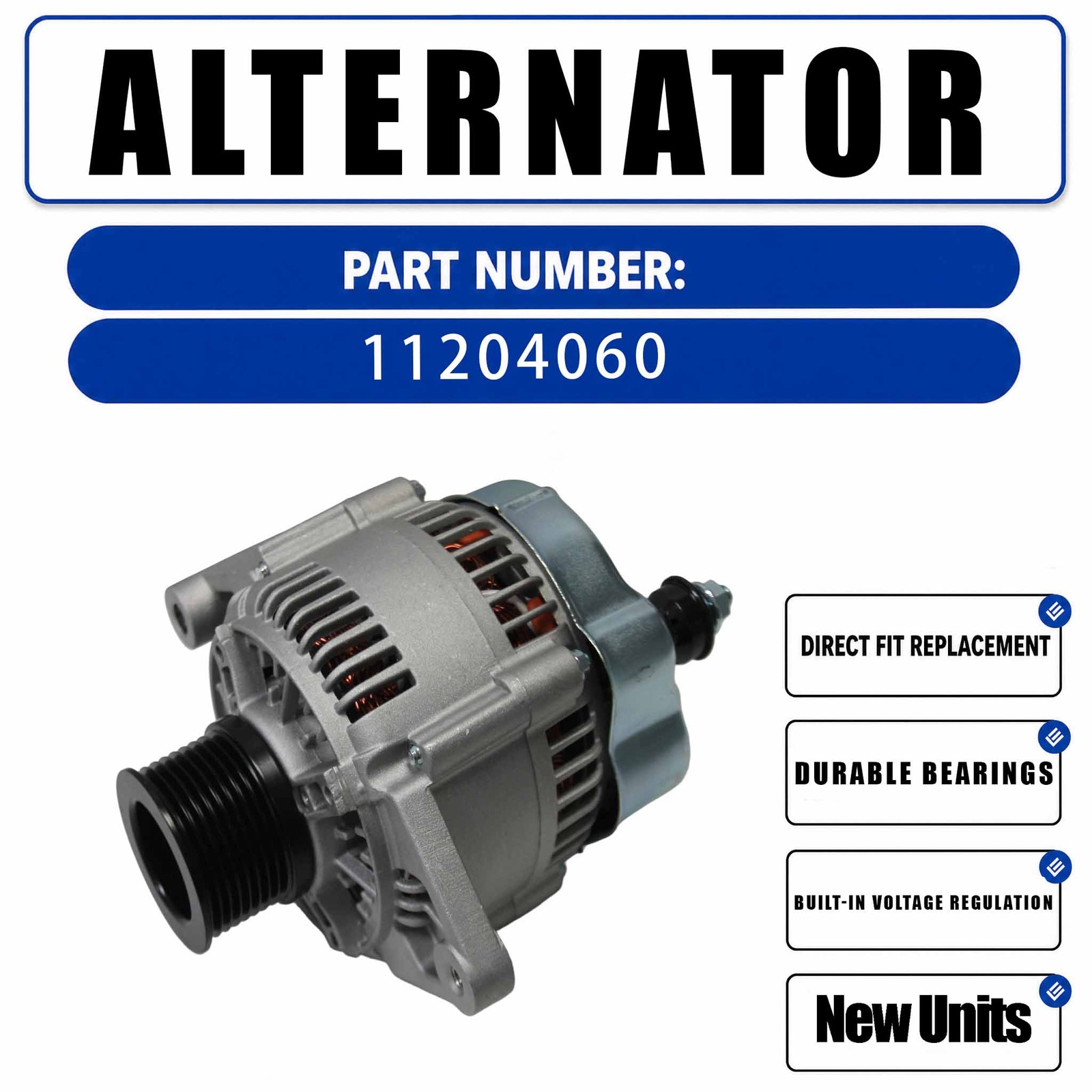12V 90A Alternator 84416587 ALN9141GB For NEW HOLLAND B110 445T/M2 B110B