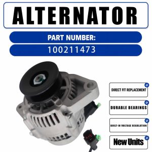 12V Alternators 1002114730 For Schaffer ComFort 45-2004 Loader For Kubota