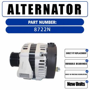 12V Alternator ALD0204LK For Trackless Vehicles Various Models for Cummins 4BT