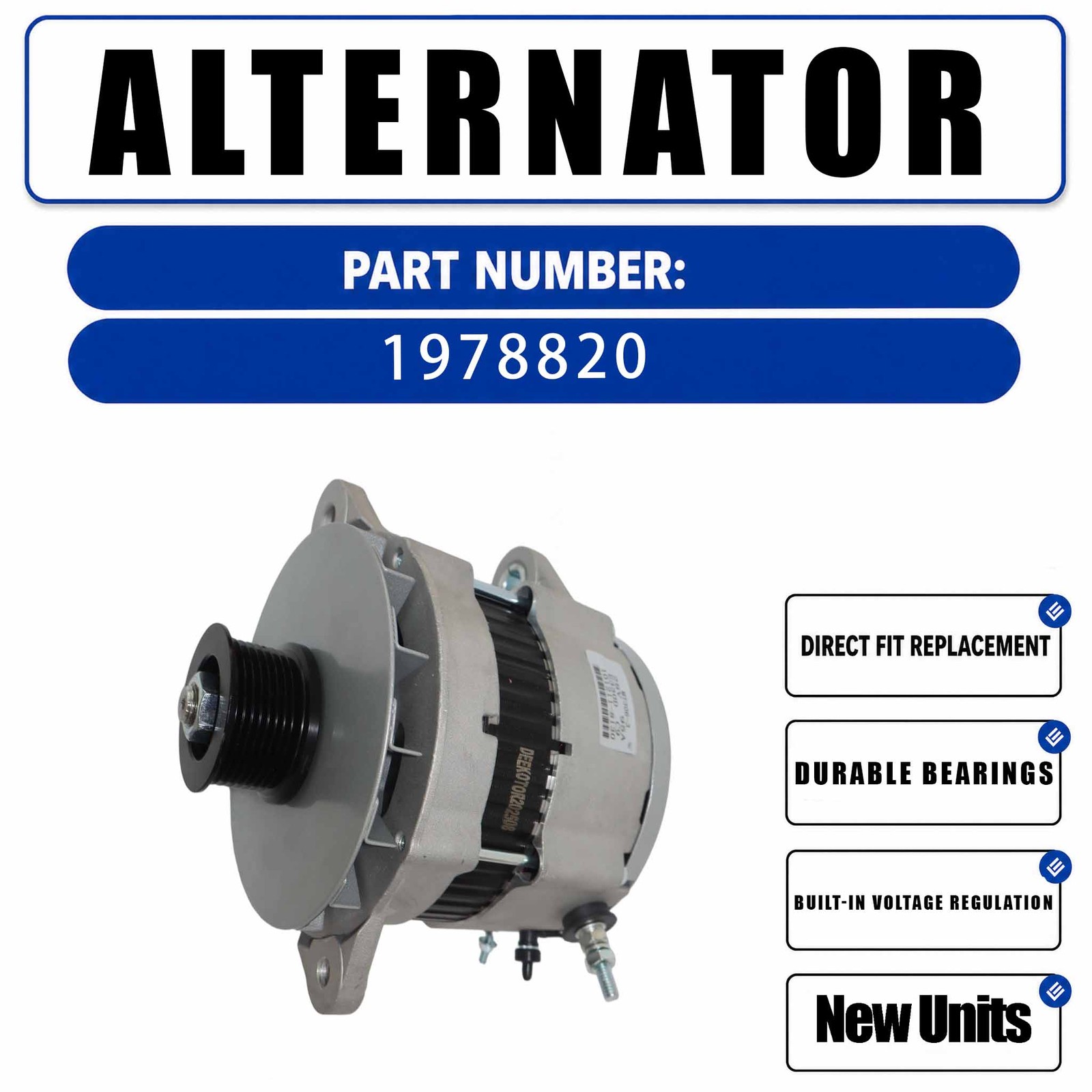 24V Alternator OR4841 For Caterpillar E320D E325D Crawler Excavators