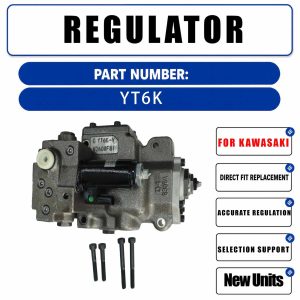 YT6K Regulator For Kawasaki K5V140DTP Hydraulic Pump