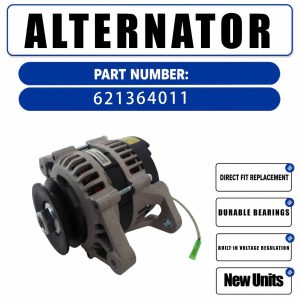 12V 50A Alternator  TA000A23501 For Daedong Kioti DK35 DK40 DK65 DK65s Tractor