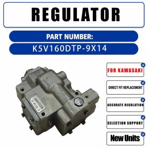 Regulator 9X14 For Kawasaki K5V160DTP Hydraulic Pump